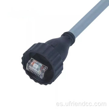 Conector de montaje RJ45 de panel impermeable